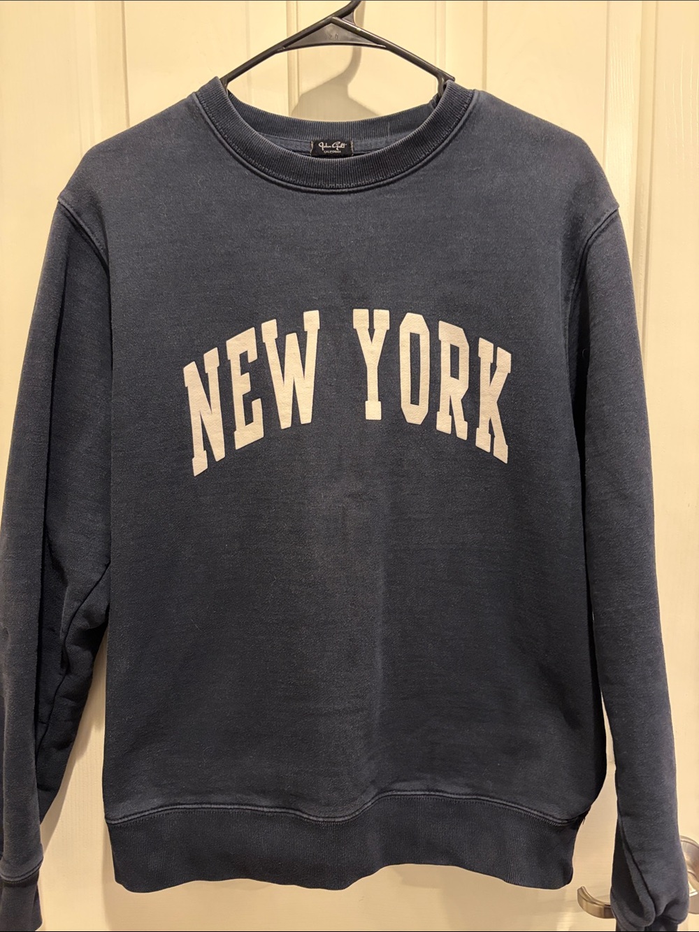 PacSun Navy Blue 'NEW YORK' Crewneck Sweatshirt